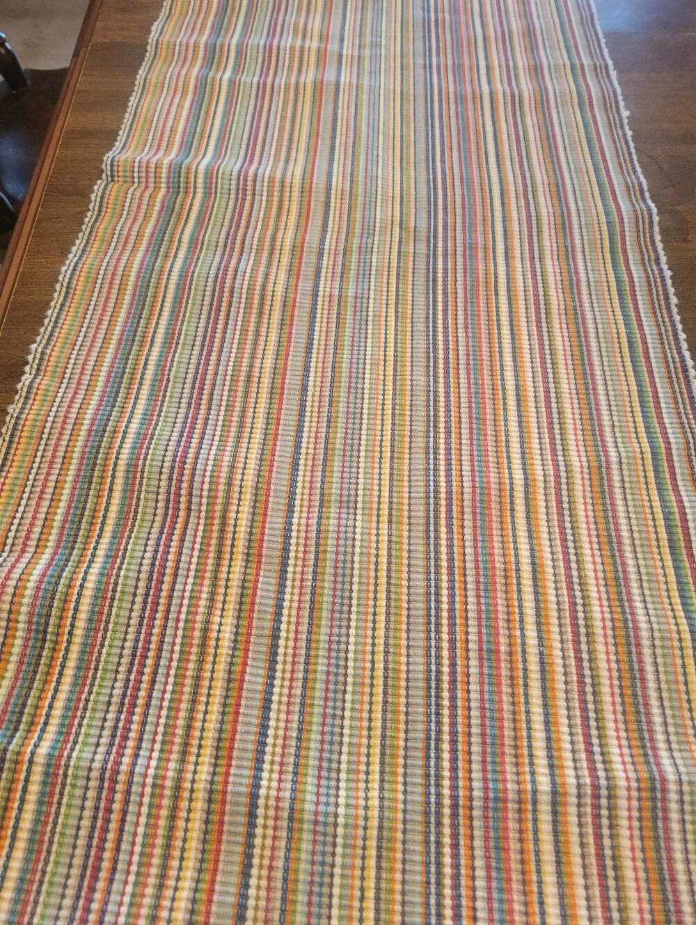 Striped Multicolor Table Runner - Home Dining